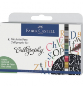Calligraphieset 8ST Pitt Pen sortiert