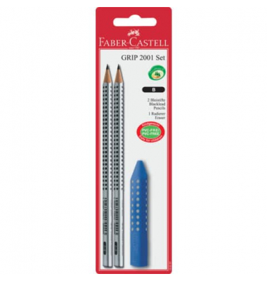 Bleistift-Set GRIP2001, 185297, silber, k.A., B