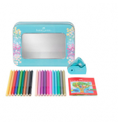 Buntstifte-Set Geschenkset Sparkle 201641, farbig sortiert, dreikant, Etui  Metall