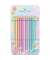 Buntstifte-Set Sparkle Pastell, 201910, farbig sortiert, dreikant, ergonomisch, Etui  Metall