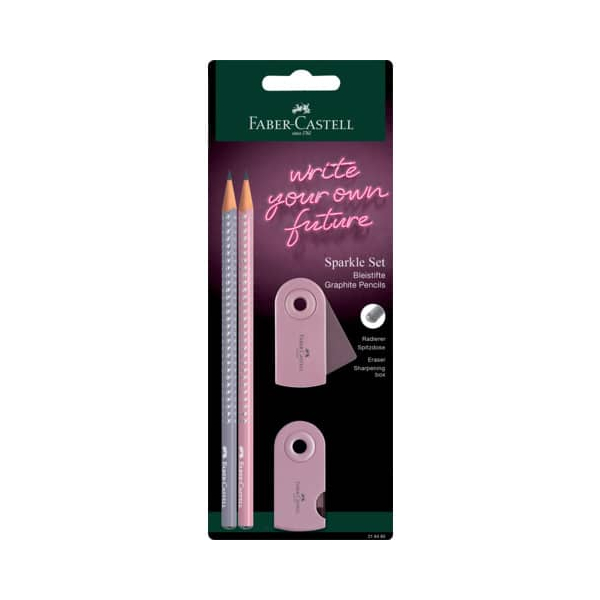 4005402184804 - Schreibgeräteset Sparkle rose shadows 218480 2x rose shadows kA B 4005402184804 Faber-Castell 4005402184804 - Schreibgeräteset Sparkle rose shadows 218480 2x rose shadows kA B 4005402184804 Faber-Castell