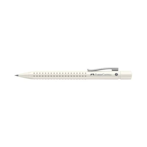 5 Stück Faber-Castell Druckbleistift GRIP 2010, 231023, Härte B, 0,7mm, coconut milk, mit Radiergummi 4005402310234 Faber-Castell