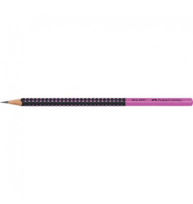 FABER-CASTELL 2001 Bleistift HB schwarz/pink 1 St.