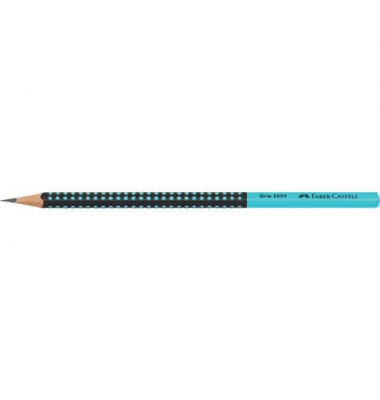 Bleistift Grip 2001, 517012, Härte HB, schwarz/türkis