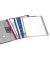 Schnellhefter 258002, A4+, weiß, Polyvinylchlorid (PVC), Vorderdeckel transparent