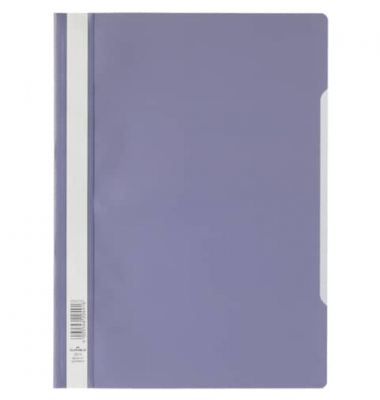Schnellhefter Standard 257312, A4, farbig sortiert, Polypropylen (PP), Vorderdeckel transparent