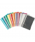 Schnellhefter Standard 257312, A4, farbig sortiert, Polypropylen (PP), Vorderdeckel transparent