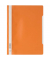 Schnellhefter Standard 257309, A4, orange, Polypropylen (PP), Vorderdeckel transparent
