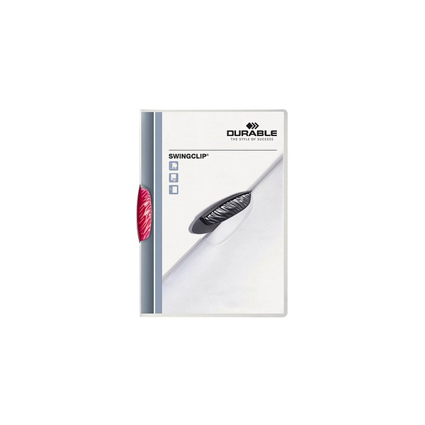 4005546208862 - Klemmhefter SWINGCLIP 30 226035 A4 purpurrot für ca 30 Blatt Polypropylen (PP) 80g 4005546208862 Durable