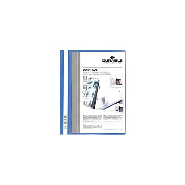4005546267425 - Präsentationshefter DURAPLUS 257906 A4+ hellblau Polyvinylchlorid (PVC) Vorderdeckel transparent 4005546267425 25 Stück 4005546267425 - Präsentationshefter DURAPLUS 257906 A4+ hellblau Polyvinylchlorid (PVC) Vorderdeckel transparent 4005546267425 25 Stück