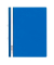 Schnellhefter 258006, A4+, blau, Polyvinylchlorid (PVC), 80g, Vorderdeckel transparent