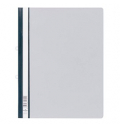 Schnellhefter Serie 2580 258010, A4+, grau, Polyvinylchlorid (PVC), 80g, Vorderdeckel transparent