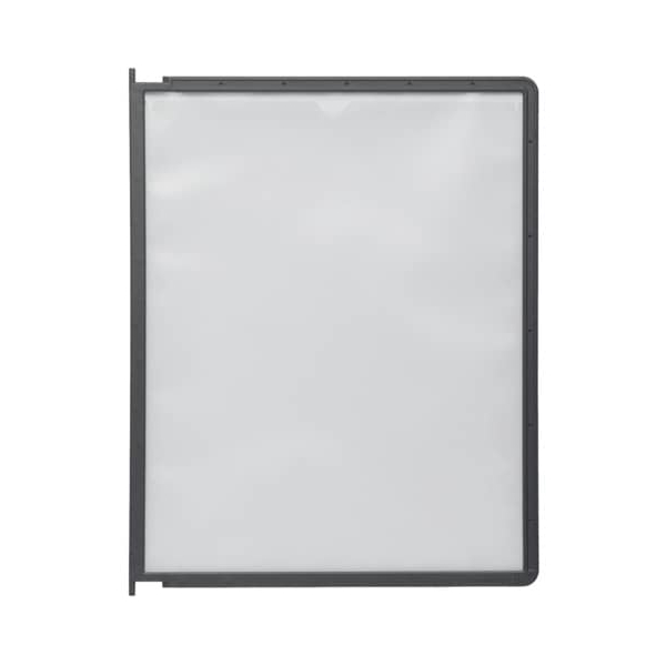 5 x Durable Sichttafel Sherpa Panel PIN-Adapter A4 PP schwarz