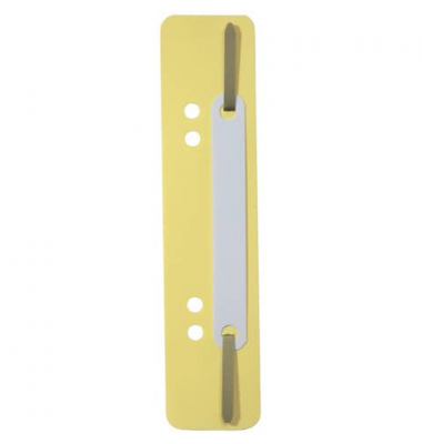 Heftstreifen FLEXI 6901 04, 3,4x15cm (BxL), Kunststoff mit Kunststoffdeckleiste, gelb