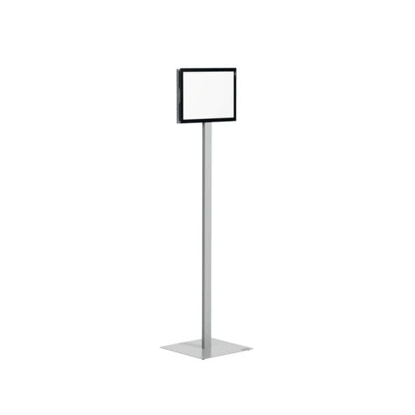 4005546730325 - Plakatständer Durable® INFO STAND BASIC A4 Hoch- & Querformat beidseitig lesbar 2 DURAFRAME® MAGNETIC Inforahmen inkl Montageset Metall