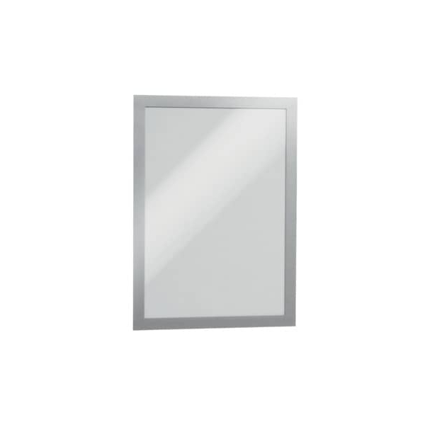4005546978505 - DURABLE Duraframe® Info-Rahmen 325 x 445 mm A3 Selbstklebender Präsentationsrahmen für Werbung die häufig aktualisiert wird 1 Stück silber