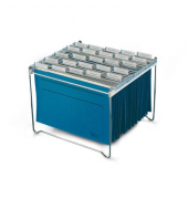 H&auml;ngeregister-Box 3123 23, silber, f&uuml;r 40 Mappen A4