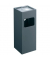 Standaschenbecher METALL eckig 3331 58, mit Deckel, 17 Liter, viereckig, anthrazit