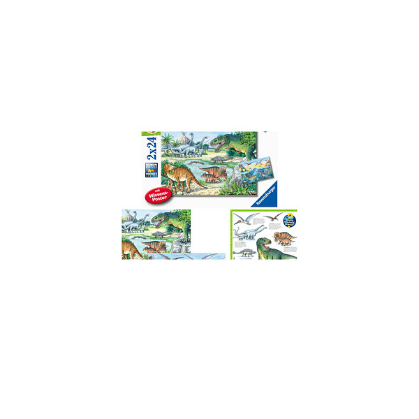 4005556051281 - Wieso? Weshalb? Warum? Saurier und ihre Lebensräume Puzzle 2x 24 Teile 4005556051281 Ravensburger 4005556051281 - Wieso? Weshalb? Warum? Saurier und ihre Lebensräume Puzzle 2x 24 Teile 4005556051281 Ravensburger