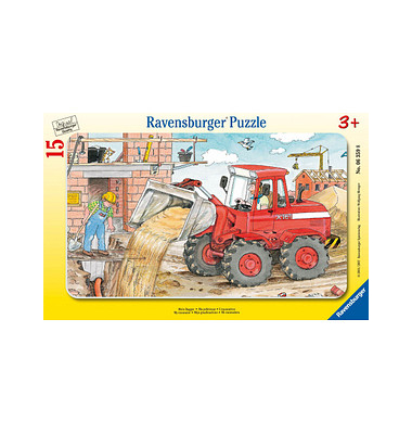 Ravensburger Mein Bagger Puzzle 15 Teile Ravensburger Mein Bagger Puzzle 15 Teile