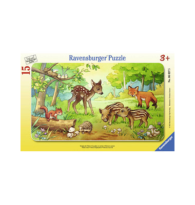 Ravensburger Tierkinder des Waldes Puzzle 15 Teile Ravensburger Tierkinder des Waldes Puzzle 15 Teile