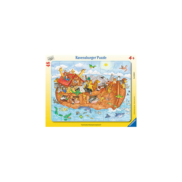 4005556066049 - Ravensburger Kinderpuzzle - 06604 Die große Arche Noah - Rahmenpuzzle für Kinder ab 4 Jahren mit 48 Teilen 4005556066049 - Ravensburger Kinderpuzzle - 06604 Die große Arche Noah - Rahmenpuzzle für Kinder ab 4 Jahren mit 48 Teilen