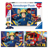 Feuerwehrmann Sam Sam hilft dir in der Not Puzzle 2x 24 Teile