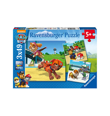 Ravensburger Paw Patrol Team auf 4 Pfoten Puzzle 3x 49 Teile Ravensburger Paw Patrol Team auf 4 Pfoten Puzzle 3x 49 Teile