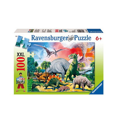 Ravensburger XXL Unter Dinosauriern Puzzle 100 Teile Ravensburger XXL Unter Dinosauriern Puzzle 100 Teile