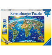 Ravensburger XXL Große, weite Welt Puzzle 200 Teile