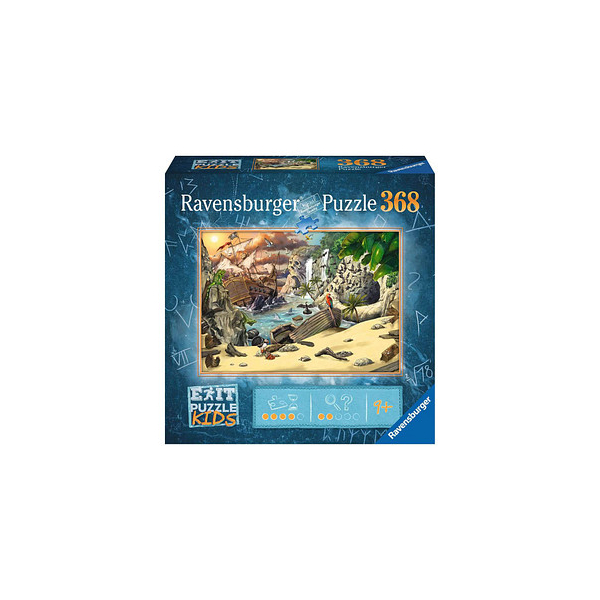 4005556129546 - Das Piratenabenteuer - Kontur-Puzzle - 368 Stück(e) - Kunst - Kinder - 9 Jahr(e) (12954)