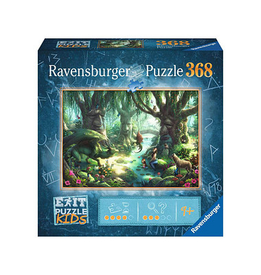 Ravensburger EXIT PUZZLE KIDS Der magische Wald Puzzle 368 Teile