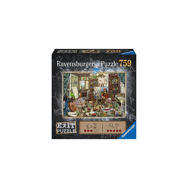 4005556167821 - Exit Das Künstleratelier - Kontur-Puzzle - 759 Stück(e) - Kunst - Kinder & Erwachsene - 12 Jahr(e) (16782)