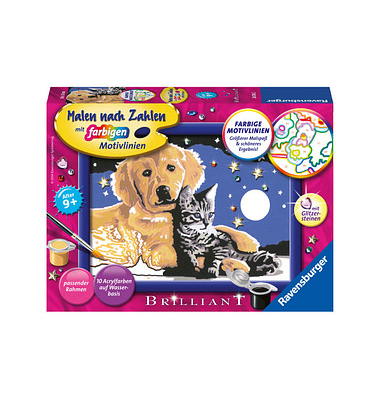 Ravensburger Malen-nach-Zahlen Funkelnder Sternenhimmel Ravensburger Malen-nach-Zahlen Funkelnder Sternenhimmel