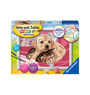 Ravensburger Malen-nach-Zahlen Beste Freunde Ravensburger Malen-nach-Zahlen Beste Freunde