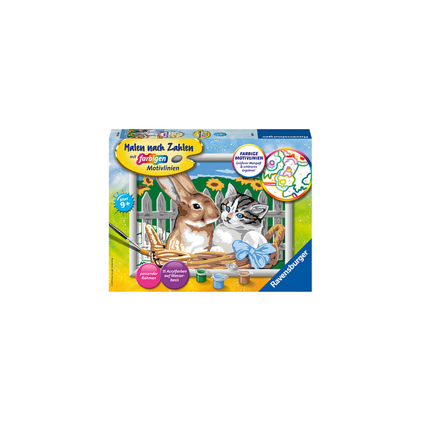 4005556284771 - Malen nach Zahlen RAVENSBURGER Putzige Freunde Malvorlagen bunt Kinder Basteln Malen Kosmetik Schmuck Made in Europe FSC - schützt Wald weltweit 4005556284771 - Malen nach Zahlen RAVENSBURGER Putzige Freunde Malvorlagen bunt Kinder Basteln Malen Kosmetik Schmuck Made in Europe FSC - schützt Wald weltweit