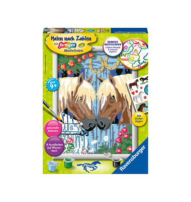 Ravensburger Malen-nach-Zahlen Treue Pferde Ravensburger Malen-nach-Zahlen Treue Pferde