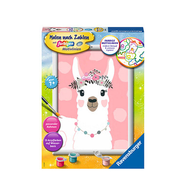 Ravensburger Malen-nach-Zahlen No Drama Lama Ravensburger Malen-nach-Zahlen No Drama Lama