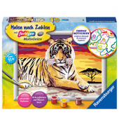 Malen-nach-Zahlen Majestätischer Tiger