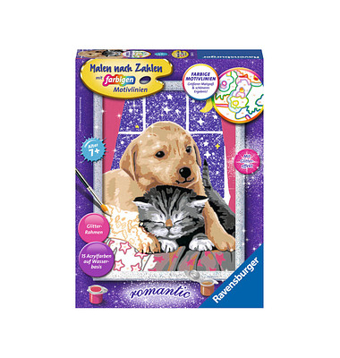 Ravensburger Malen-nach-Zahlen Flauschige Freunde Ravensburger Malen-nach-Zahlen Flauschige Freunde