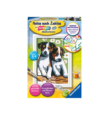 Ravensburger Malen-nach-Zahlen Süße Welpen