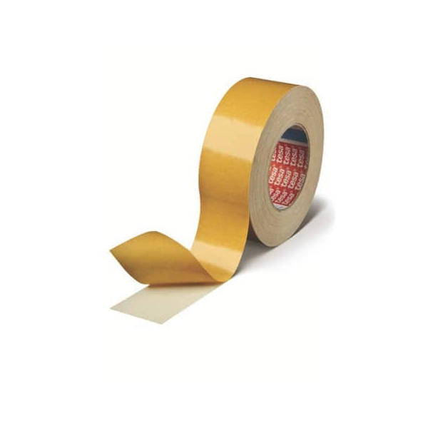 4 Stück Tesa Klebeband doppelseitig 4964 Doppelseitiges Klebeband mit Gewebeträger 04964-00033-00, 38mm x 50m, weiß 4005800012235 Tesa 50 Meter