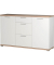 GERMANIA Sideboard Top 3201-178 weiß, sonoma-eiche 2 Fachböden 144,0 x 40,0 x 88,0 cm