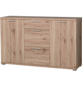 GERMANIA Sideboard Top 3201-177 sanremo-eiche 2 Fachböden 144,0 x 40,0 x 88,0 cm