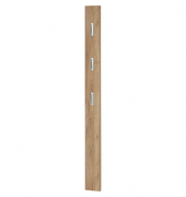 GERMANIA Wandgarderobe 3348-243 eiche Holz 3 Haken 15,0 x 170,0 cm