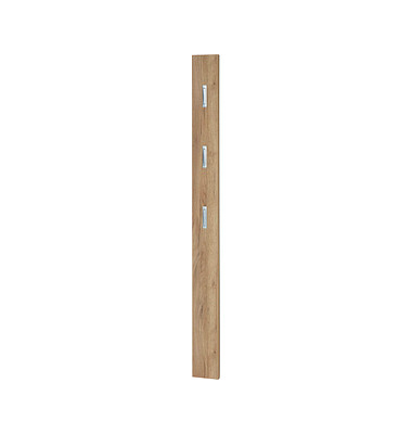 GERMANIA Wandgarderobe 3348-243 eiche Holz 3 Haken 15,0 x 170,0 cm