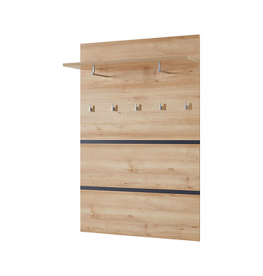 GERMANIA Wandgarderobe Lissabon 3475-228 buche Holz 5 Haken 96,0 x 147,0 cm