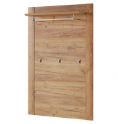 GERMANIA Wandgarderobe 3924-243 eiche Holz 3 Haken 96,0 x 153,0 cm
