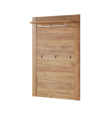 GERMANIA Wandgarderobe 3924-243 eiche Holz 3 Haken 96,0 x 153,0 cm