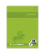 Collegeblock 734451268 Premium, Lineatur 26 / kariert mit weißem Rand, A4, 90g, grau, 80 Blatt